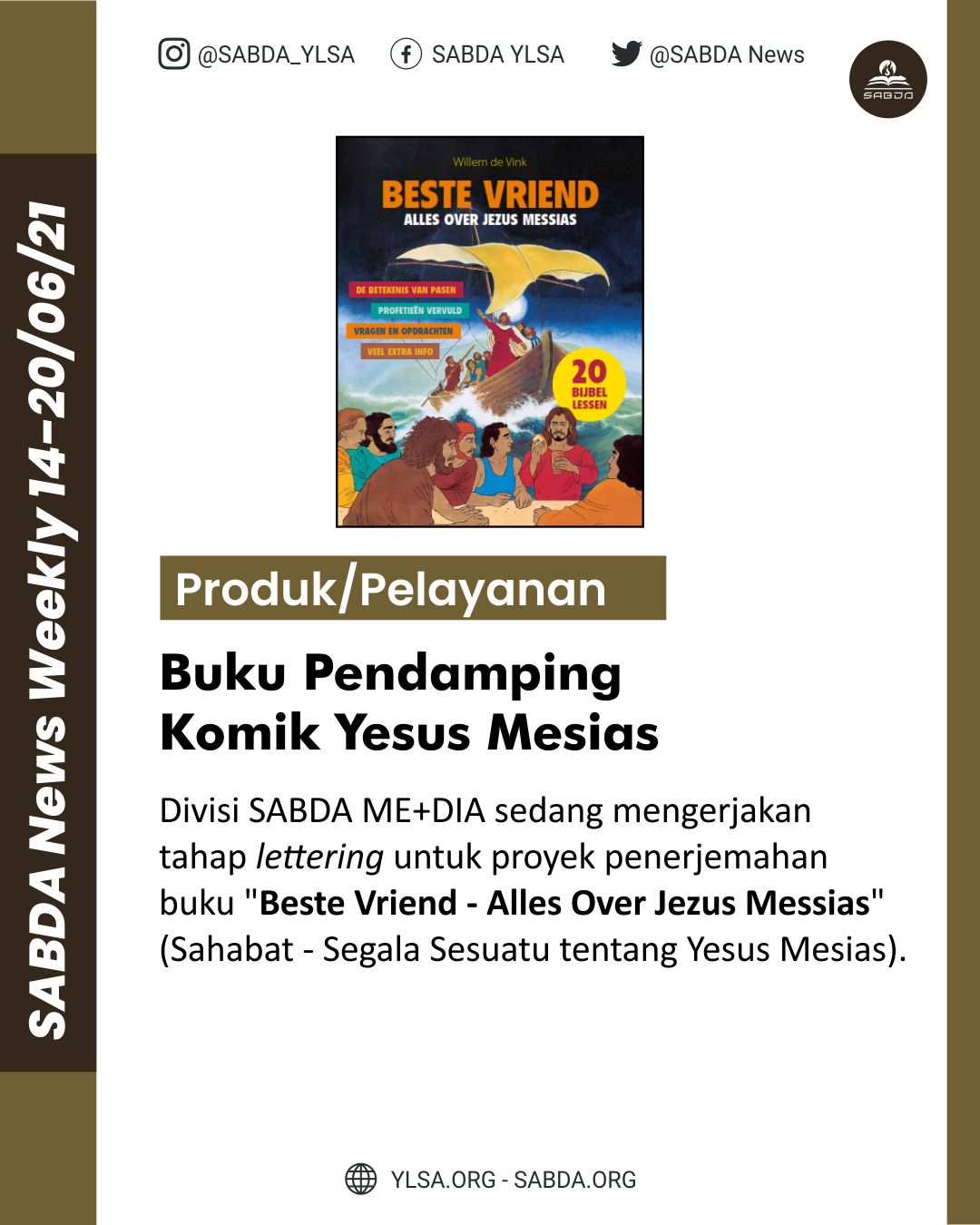 Buku Pendamping Komik Yesus Mesias