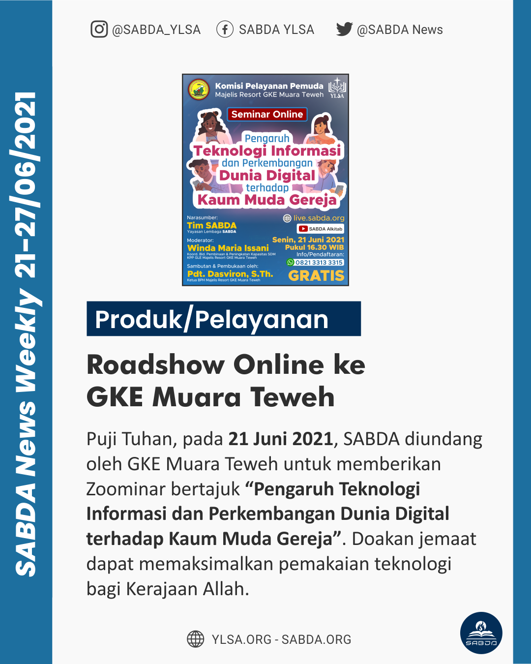 Roadshow Online GKI Muara Teweh