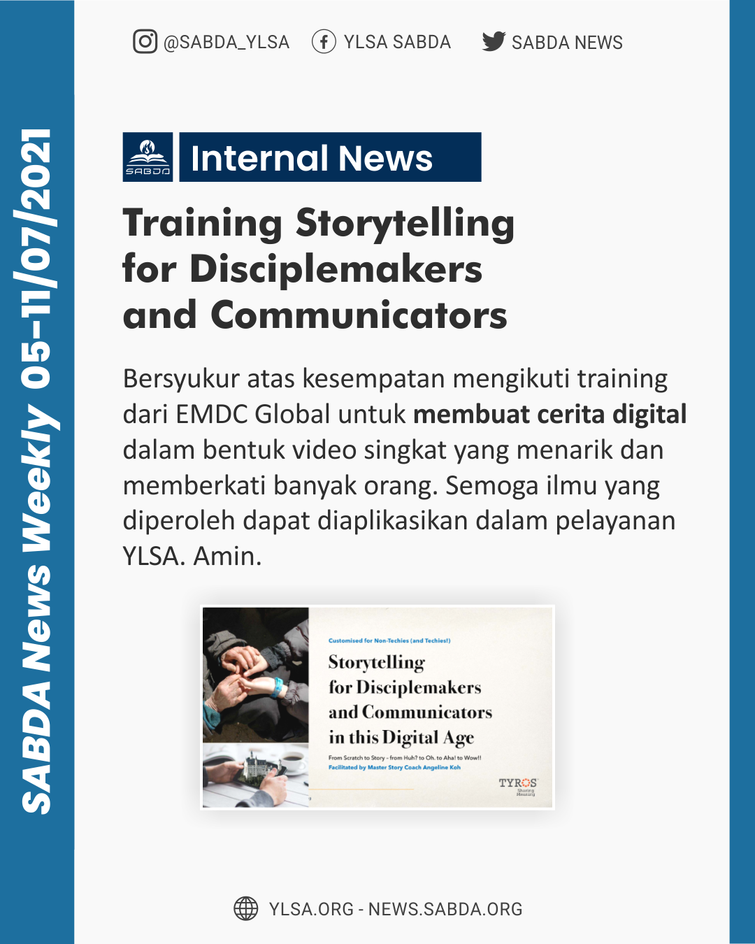 Training Storytelling for Disciplemakers and Communicators