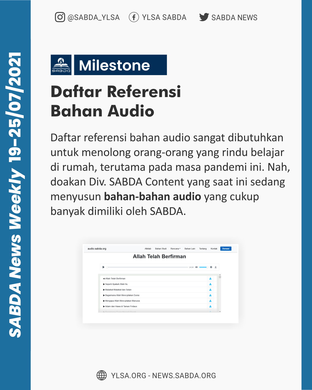 Daftar Referensi Bahan Audio