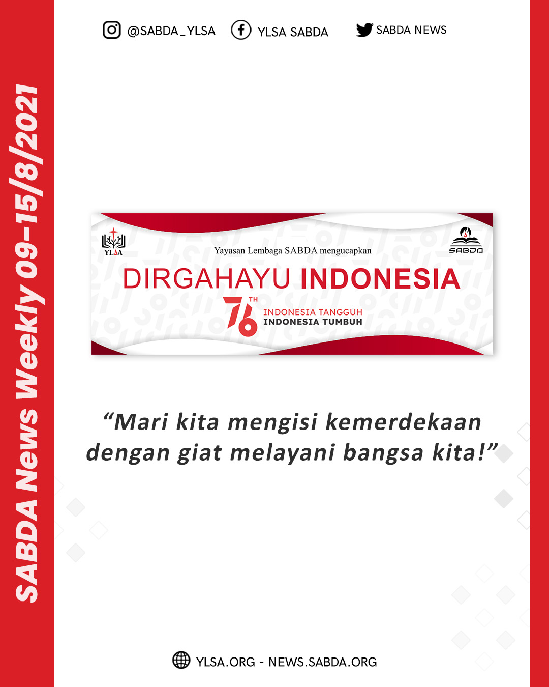 Dirgahayu Indonesia 76 Tahun