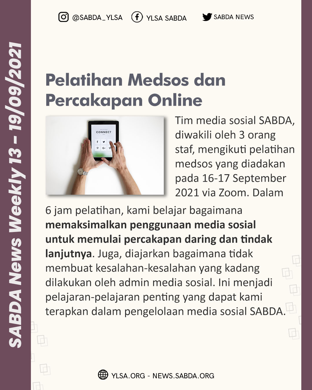 SABDA News Weekly