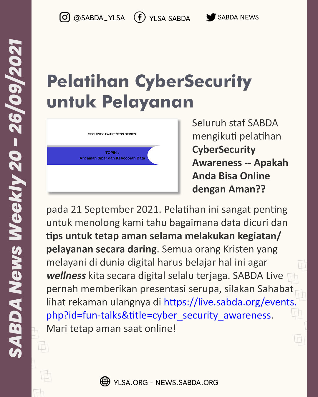 Cyber Security Awareness!