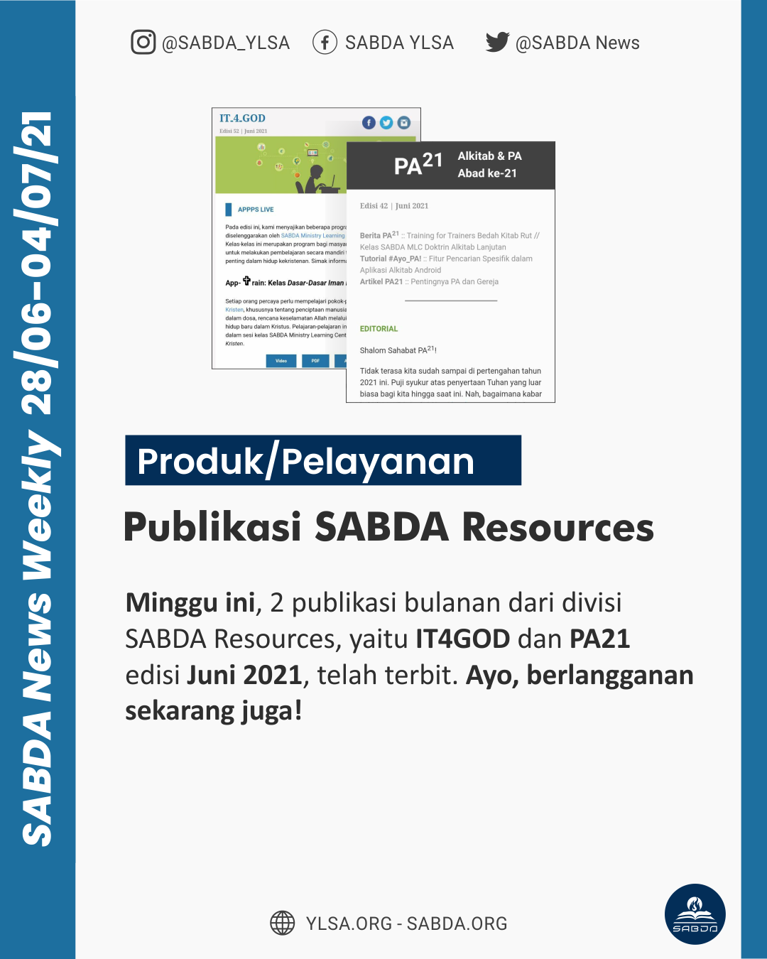 Publikasi SABDA Resources